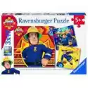Ravensburger  Puzzle 3 X 49 El. Strażak Sam Dzwoń Po Pomoc! Ravensburger