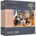 Trefl  Puzzle Drewniane 1000 El. Psia Przyjaźń Trefl