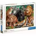  Puzzle 500 El. High Quality Collection. Wild Cats Clementoni