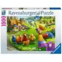 Ravensburger  Puzzle 1000 El. Kolorowa Wełna Ravensburger