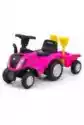 Milly Mally Jeździk Pojazd New Holland T7 Traktor Różowy Milly Mally Jeździd