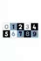 Puzzle Piankowe Niebieskie Cyfry 10 Szt.