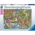 Ravensburger  Puzzle 1000 El. Pólnoc W Bibilotece Ravensburger