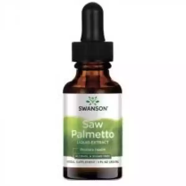 Swanson, Usa Saw Palmetto Liquid Extract Suplement Diety 29.6 Ml
