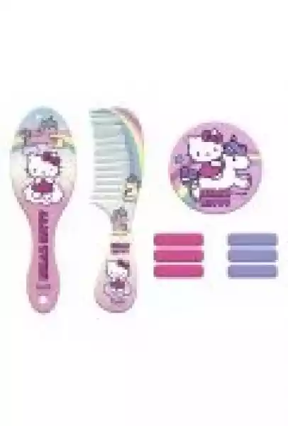 Zestaw Akcesoriów Do Włosów W Kosmetyczce Hello Kitty 10 Element