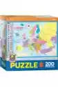Eurographics Puzzle 200 El. Smartkids Map Of Europa