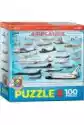 Puzzle 100 El. Smartkids Airplanes