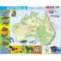 Demart  Puzzle Ramkowe 72 El. Australia Mapa Fizyczna Demart
