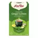 Yogi Tea Yogi Tea Herbata Green Tea Ginger Lemon Bio17X1, 17 X 1,8 G