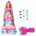  Barbie Księżniczka Zakręcone Pasemka Gtg00 Mattel