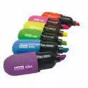 Easy Stationery Zakreślacz Flash Mini Neon 6 Kolorów