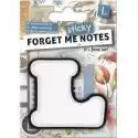 If Forget Me Sticky. Notes Kart Samoprzylepne Litera L 