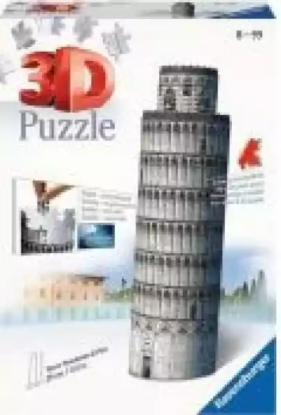 Puzzle 3D 54 El. Mini Budowle. Krzywa Wieża W Pizie