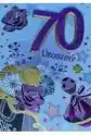 Karnet Przestrzenny B6 Urodziny 70 Kobieta