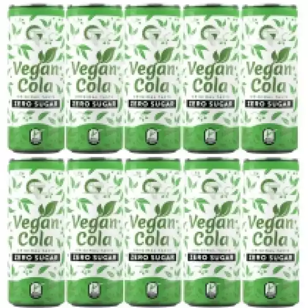Vitamizu Napój Gazowany O Smaku Coli Vegan Cola Zero Zestaw 10 X
