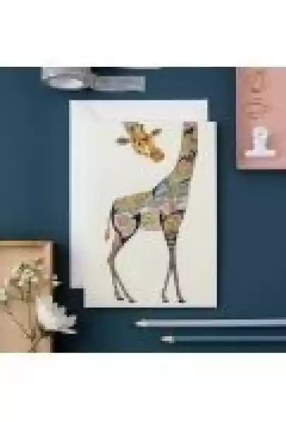 Karnet A127 B6 + Koperta Żyrafa