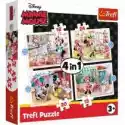 Trefl  Puzzle 4W1. Minnie Z Przyjaciółmi Trefl