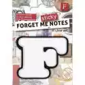 If If Forget Me Sticky. Notes Kart Samoprzylepne Litera F 