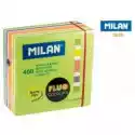 Milan Milan Karteczki Samoprzylepne  Fluo Kostka 76 X 76 Mm 400 Kartek