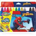 Patio Kredki Żelowe Wykręcane Colorino Kids Spiderman 12 Kolorów
