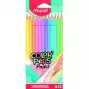  Kredki Ołówkowe Maped Colorpeps Pastel Trójkątne 12 Kolorów