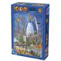  Puzzle 1000 El. Budowa Hotelu Burj Al Arab W Zea D-Toys