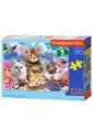 Puzzle 120 El. Kittens With Flowers