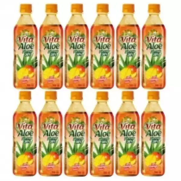 Vita Aloe Napój Z Aloesem 38% Mango Zestaw 12 X 500 Ml