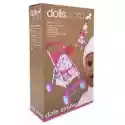 Dolls World  Wózek Spacerowy Dla Lalek Do 56 Cm. Deluxe Dolls World