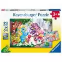 Ravensburger  Puzzle 2 X 12 El. Magiczne Jednorożce 2 Ravensburger