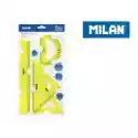 Milan Milan Zestaw Linijek Żółty 4 Szt.