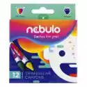 Nebulo Nebulo Kredki Świecowe Trójkątne 12 Kolorów