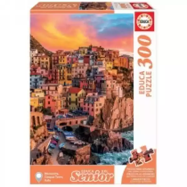  Puzzle Xxl 300 El. Manarola, Cinque Terre, Włochy Educa