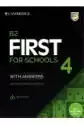 B2 First For Schools 4 Student`s Book With Answers With Audio Wi