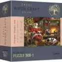 Trefl  Puzzle Drewniane 500+1 El. Świąteczny Wieczór Trefl