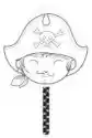 Maska Kartonowa Graffy Stick Pirat