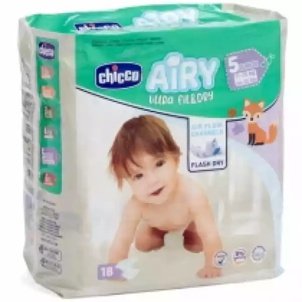 Chicco Pieluchy Airy Diapers Junior (11-25 Kg) 18 Szt.