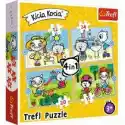 Trefl  Puzzle 4W1 Dzień Kici Koci. Rodzina Kicia Kocia Trefl