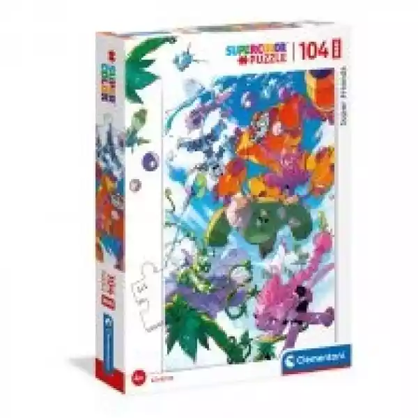  Puzzle Maxi 104 El. Supercolor. Super Przyjaciele! Clementoni