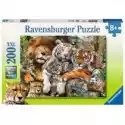 Ravensburger  Puzzle Xxl 200 El. Dzikie Koty Ravensburger