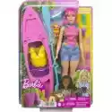 Mattel  Barbie Kemping Daisy Lalka + Kajak Zestaw Hdf75 Mattel
