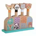  Zabawka Drewniana (Pop Up Animals) Dla Dzieci Od 12. Miesiąca Ż