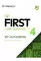 B2 First For Schools 4. Student's Book Without Answers. Aut