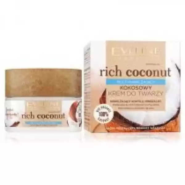 Eveline Cosmetics Rich Coconut Multi-Nawilżający Kokosowy Krem D