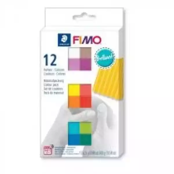 Staedtler Fimo Soft 12X25G Kolory Basic 