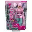  Barbie Sporty Zimowe - Snowboardzistka Lalka Hcn32 Mattel