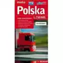  Polska 1:715 000 Mapa Samochodowa Plastik 