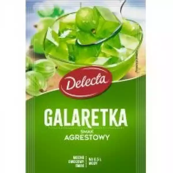 Delecta Galaretka Smak Agrestowy 70 G