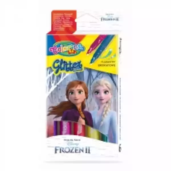 Patio Flamastry Brokatowe Colorino Kids Frozen 6 Kolorów