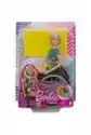 Mattel Barbie Fashionistas Lalka Na Wózku Grb93